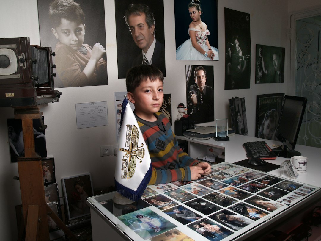 Portrait of the founder of a documentary photography studio